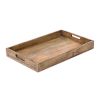 Tray (Set of 2) 15"L x 9.75"W, 18.25"L x 11.75"W Wood