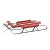 Sled 25.75"L x 11.5"W x 3.75"H Metal/Wood