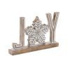 Joy and Noel Sign (Set of 4) 6.75"L x 4.5"H, 8.5"L x 4.5"H Resin