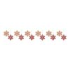 Gingerbread Snowflake Ornament (Set of 12) 4"H Resin