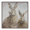 Bird and Rabbit Frame (Set of 2) 9.5"SQ Plastic/MDF