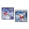 Forest Friends Frame (Set of 2) 11.5"SQ Plastic/MDF