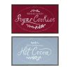 Cocoa and Cookies Frame (Set of 2) 15.5"L x 9.5"H Plastic/MDF