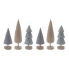 Tree (Set of 6) 12.75"H, 14"H, 17.25"H Resin