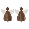 Angel (Set of 2) 15.75"H Wood