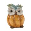 Pumpkin Owl (Set of 2) 6.75"H, 7"H Terra Cotta