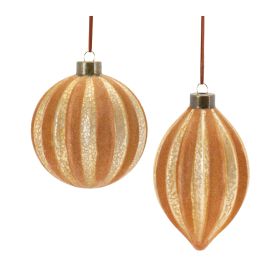 Ornament (Set of 12) 5"H, 5.5"H Glass