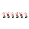 Santa Ornament (Set of 6) 6.25"H Glass