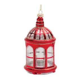 Lantern Ornament (Set of 6) 5.5"H Glass