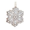 Snowflake Ornament (Set of 3) 4.75"H Resin