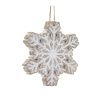 Snowflake Ornament (Set of 3) 4.75"H Resin