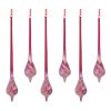 Drop Ornament (Set of 6) 12"H, 15.5"H Glass