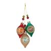 Triple Reflector Ornament (Set of 12) 10.5"H Glass