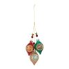 Triple Reflector Ornament (Set of 12) 10.5"H Glass