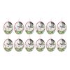 Snowman Disc Ornament (Set of 12) 5"H Glass