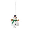 Snowman Ornament (Set of 12) 5.5"H Ceramic