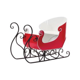 Sleigh 24.5"L x 12.5"W x 16.75"H Iron