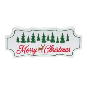 Merry Christmas Sign 23.75"L x 10"H Iron