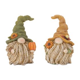 Fall Gnome (Set of 6) 5"H Resin