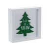 Let It Snow and Happy Winter Sign (Set of 6) 6"SQ MDF