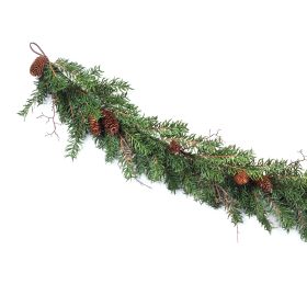 Pine Garland 5.5'L Plastic