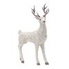 Deer (Set of 2) 12.5"L x 14.25"H, 13"L x 20.5"H Foam/Fabric