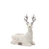 Deer (Set of 2) 12.5"L x 14.25"H, 13"L x 20.5"H Foam/Fabric