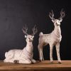 Deer (Set of 2) 12.5"L x 14.25"H, 13"L x 20.5"H Foam/Fabric