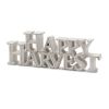 Happy Harvest and Give Thanks Sign (Set of 2) 7.75"L x 3.75"H, 9.75"L x 3.5"H Resin