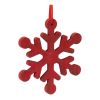 Snowflake Ornament (Set of 12) 7.75"H Wood