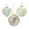 Ornament (Set of 6) 4.5"H, 5"H, 5"H Glass