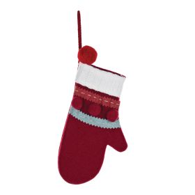 Mitten Ornament (Set of 24) 9.5"H Polyester