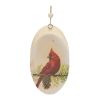 Cardinal Disc Ornament (Set of 24) 5.75"H Wood