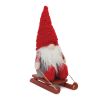 Gnome on Sled (Set of 2) 13.5"H Polyester