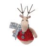 Deer Ornament (Set of 12) 6"H Polyester