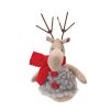 Deer Ornament (Set of 12) 6"H Polyester