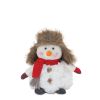 Snowman (Set of 2) 8"H, 10.5"H Polyester