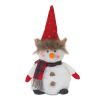 Snowman (Set of 2) 8"H, 10.5"H Polyester