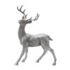 Deer (Set of 2) 9"L x 9.5"H, 9.25"L x 13.25"H Resin