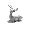 Deer (Set of 2) 9"L x 9.5"H, 9.25"L x 13.25"H Resin