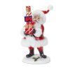 Santa (Set of 2) 8.25"H Resin