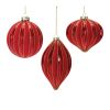 Ornament (Set of 6) 4.25"H, 4.75"H, 6"H Glass