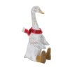 Christmas Goose w/Boots (Set of 2) 10"H Resin