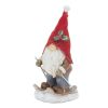 Gnome on Skis (Set of 4) 6.75"H Resin