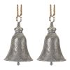 Bell Ornament (Set of 2) 12.75"H Metal