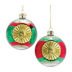 Reflector Ornament (Set of 12) 3"D Glass