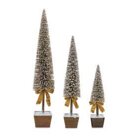 Potted Tree (Set of 3) 20.5"H, 30"H, 39"H Plastic