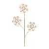 Snowflake Spray (Set of 6) 29"H Plywood