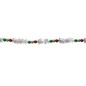 Tinsel Garland (Set of 6) 5.5'L Plastic