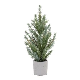 Potted Pine Tree (Set of 2) 18"H Plastic